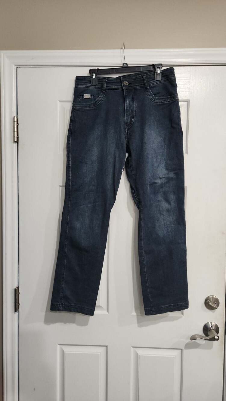 KÜHL Kanvus Denim Jeans 34x30 Dark Wash Indigo